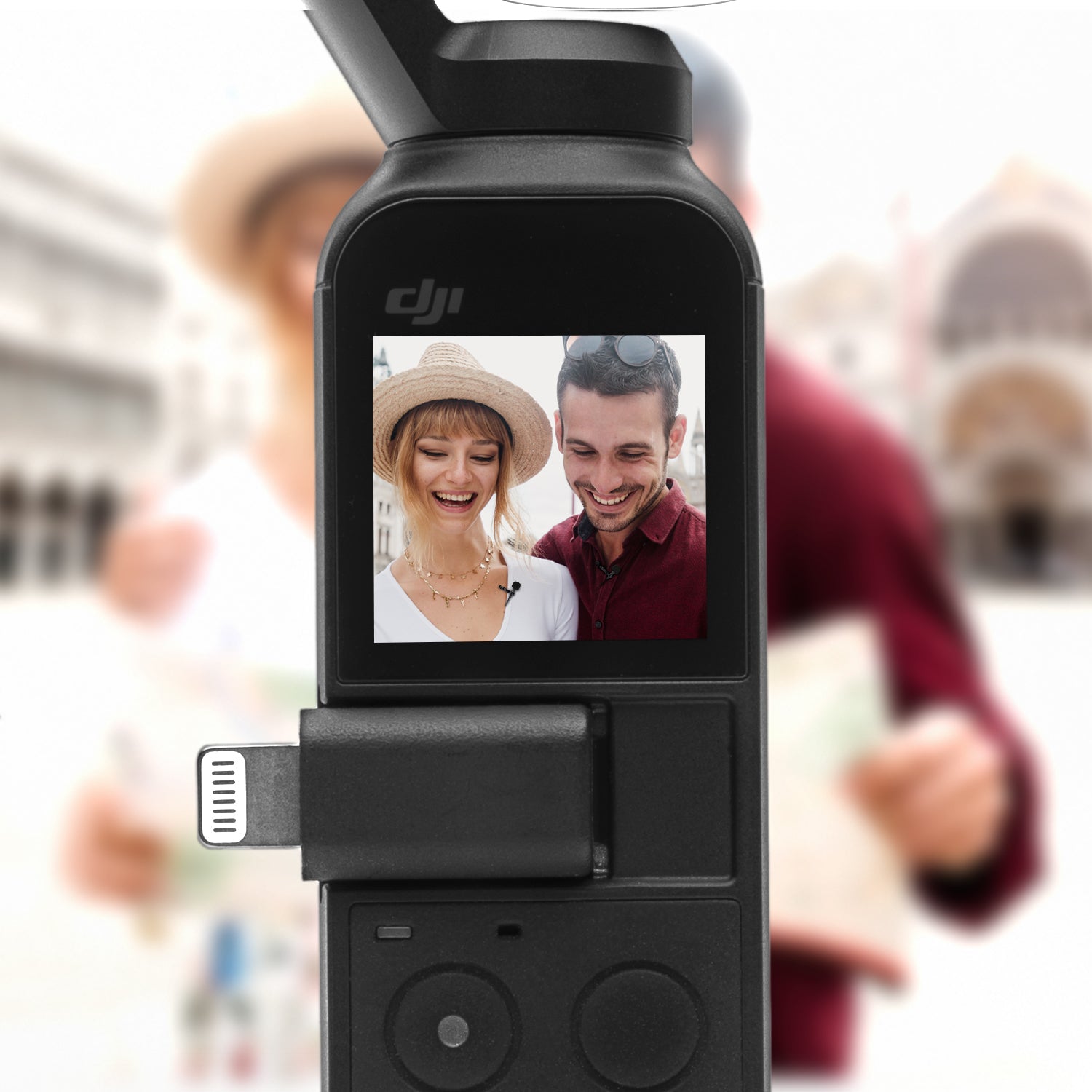 EDGE-OP | Sistema de micrófono de solapa inalámbrico para Osmo Pocket 1 y 2 | Movo