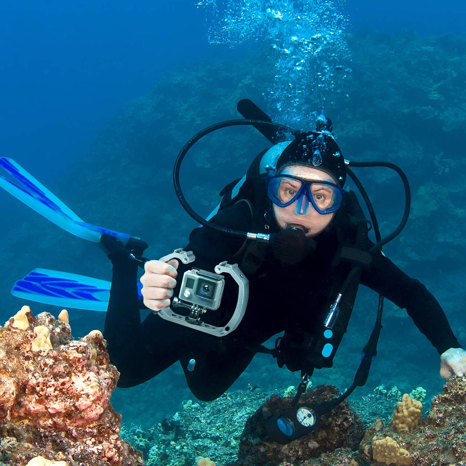 Underwater Diving GoPro Rig | Underwater GoPro Mount | GB-U70 | Movo - Movo