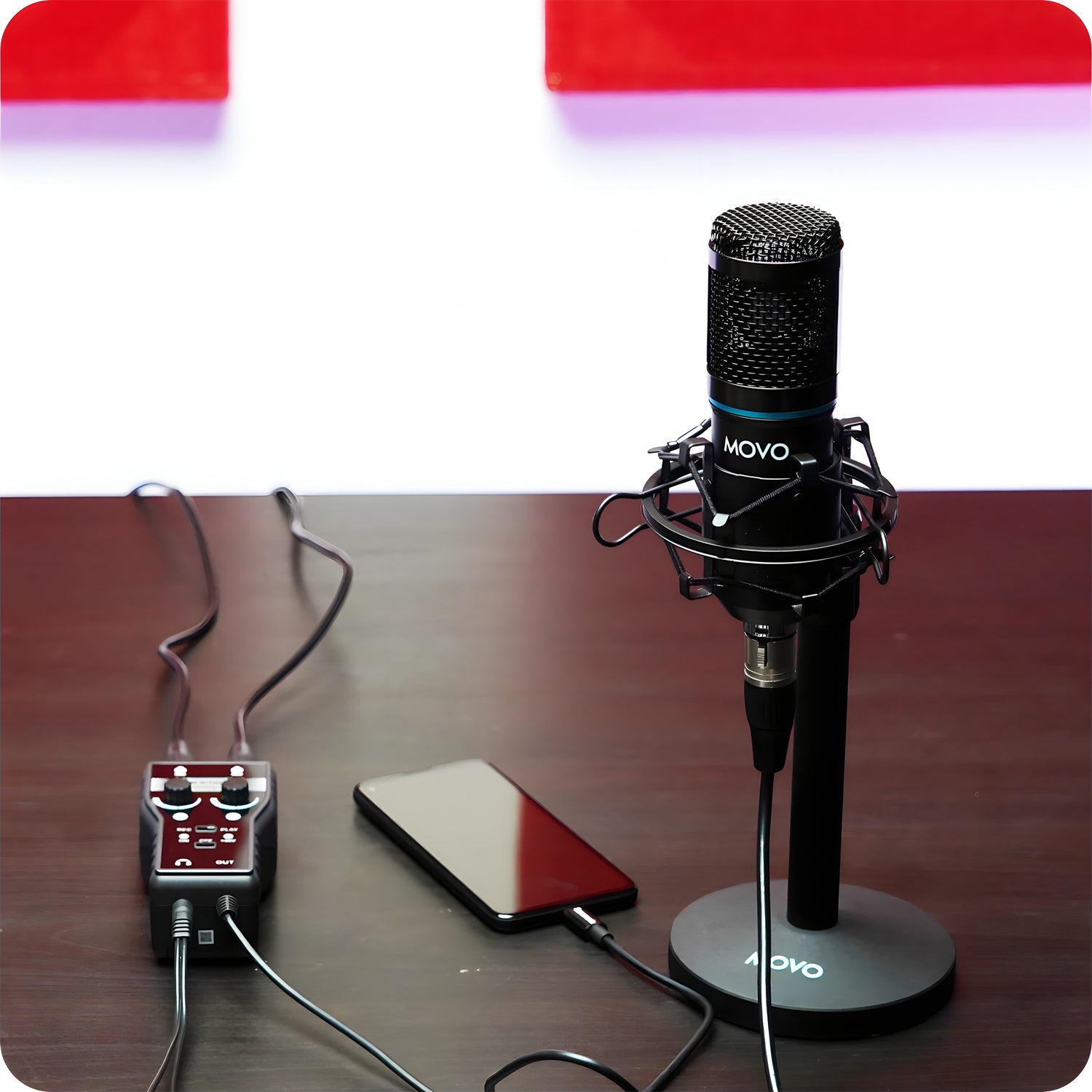 MPB-UC-IP | Smartphone Podcasting Bundle for iPhone 15 and Above | Movo