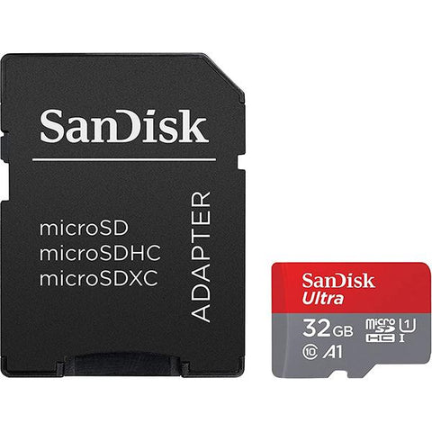 32GB Memory Card with Adapter | Sandisk miscroSDHC Card | Movo