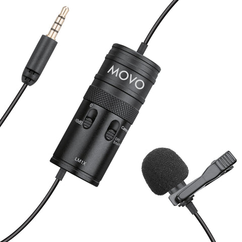 LM1X | Clip-on Omnidirectional Lav Mic | Movo