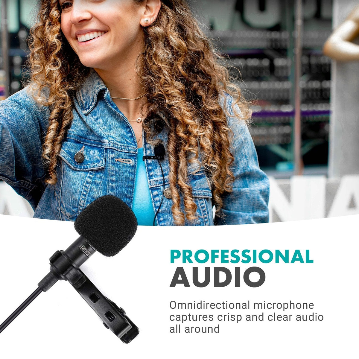 Wireless Microphone | Lavalier Microphone System | WMX-1 | Movo - Movo