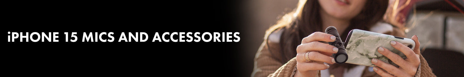 USB-C-Compatible Mics and Accessories for iPhone 15