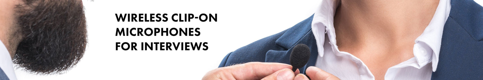 Wireless Clip-on Microphones for Interviews - Movo