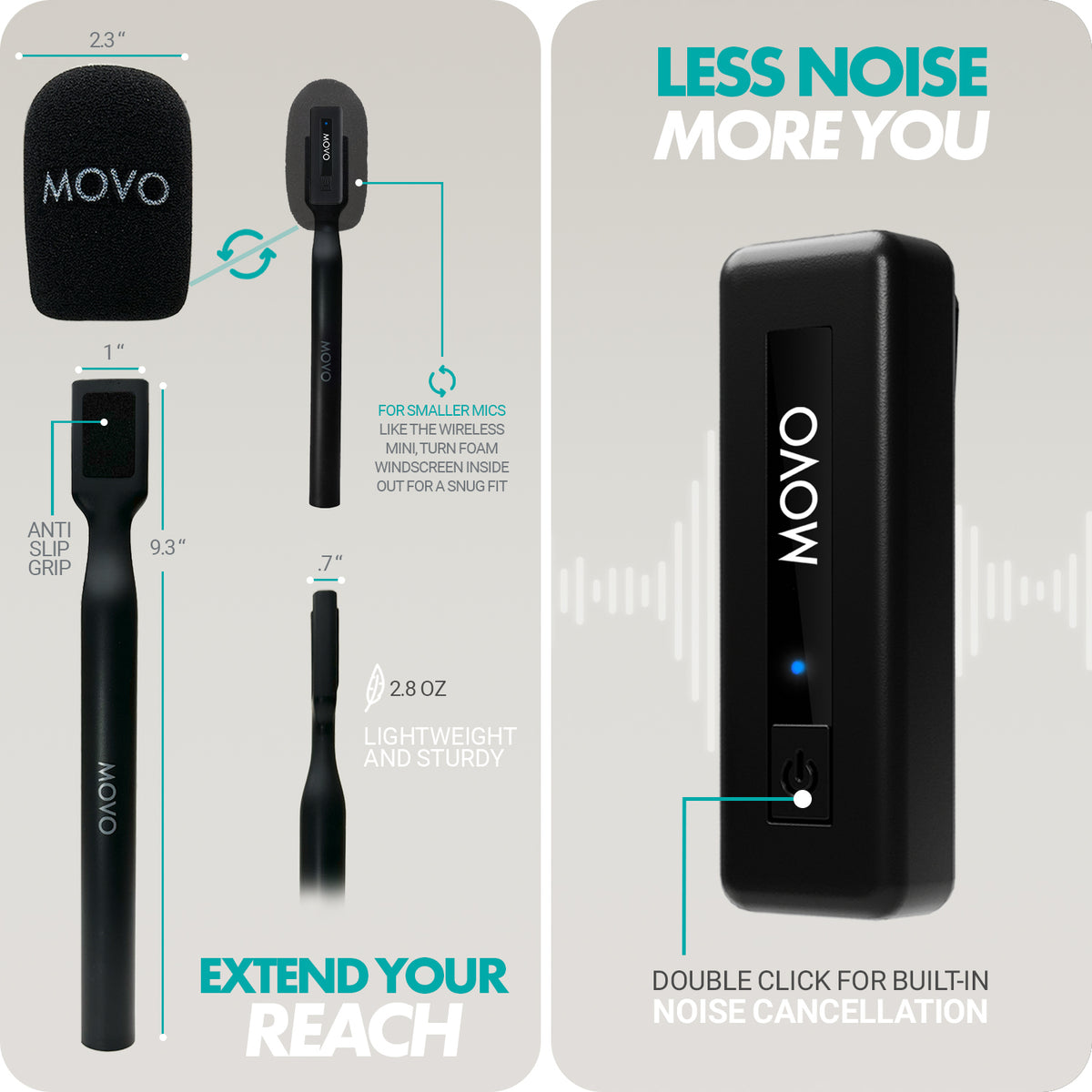 iVlogger-Wireless | Wireless Vlogging Kit | Movo