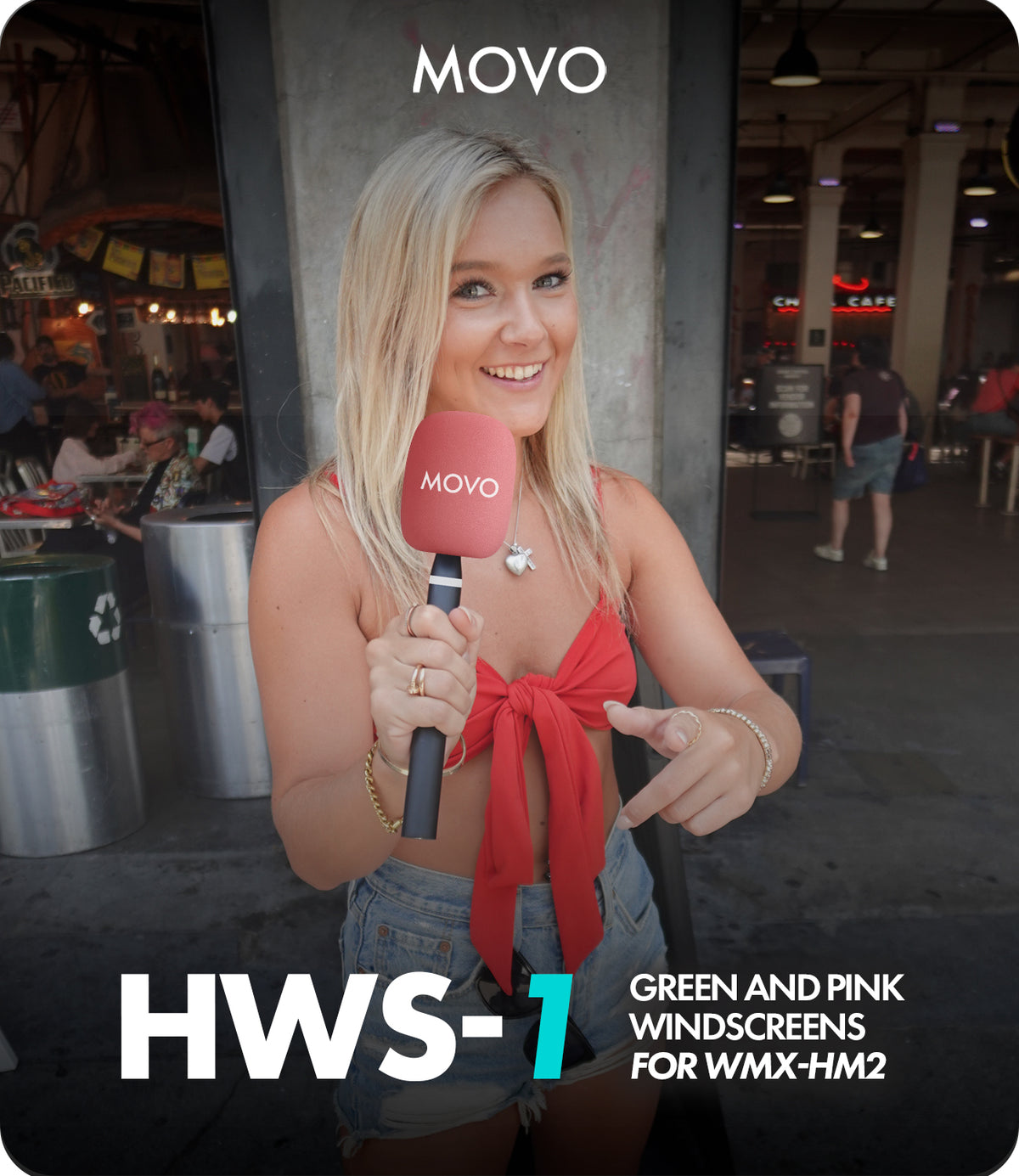 HWS | Colorful Foam Covers for Mic Handle | Movo