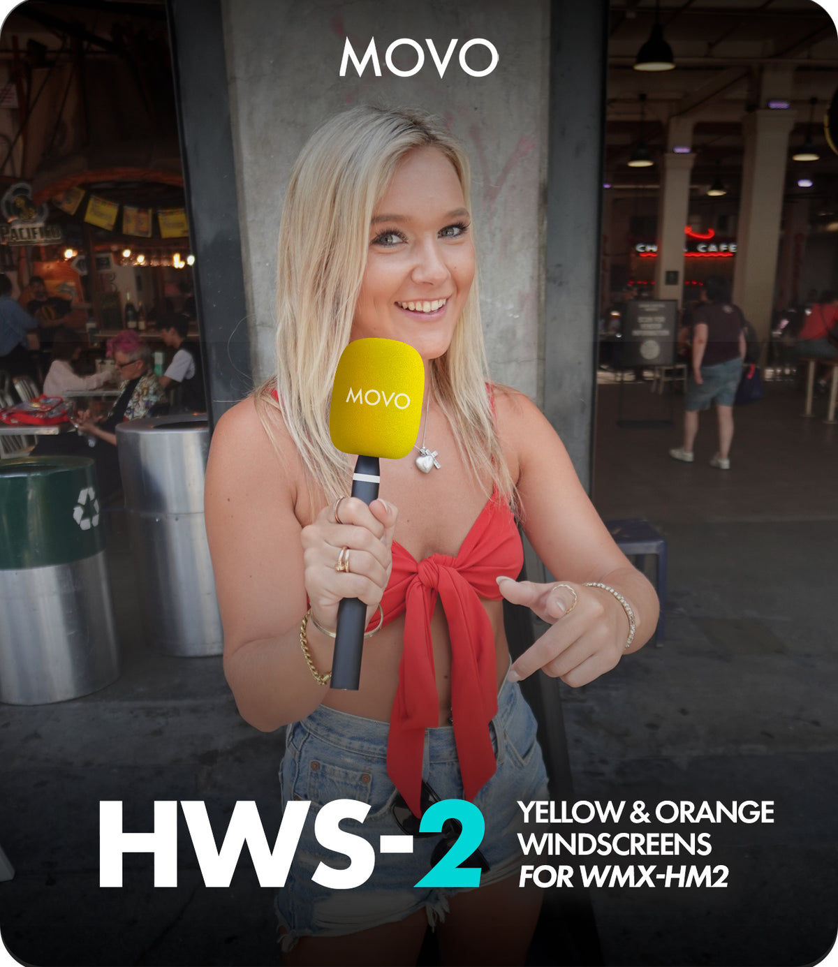 HWS | Colorful Foam Covers for Mic Handle | Movo