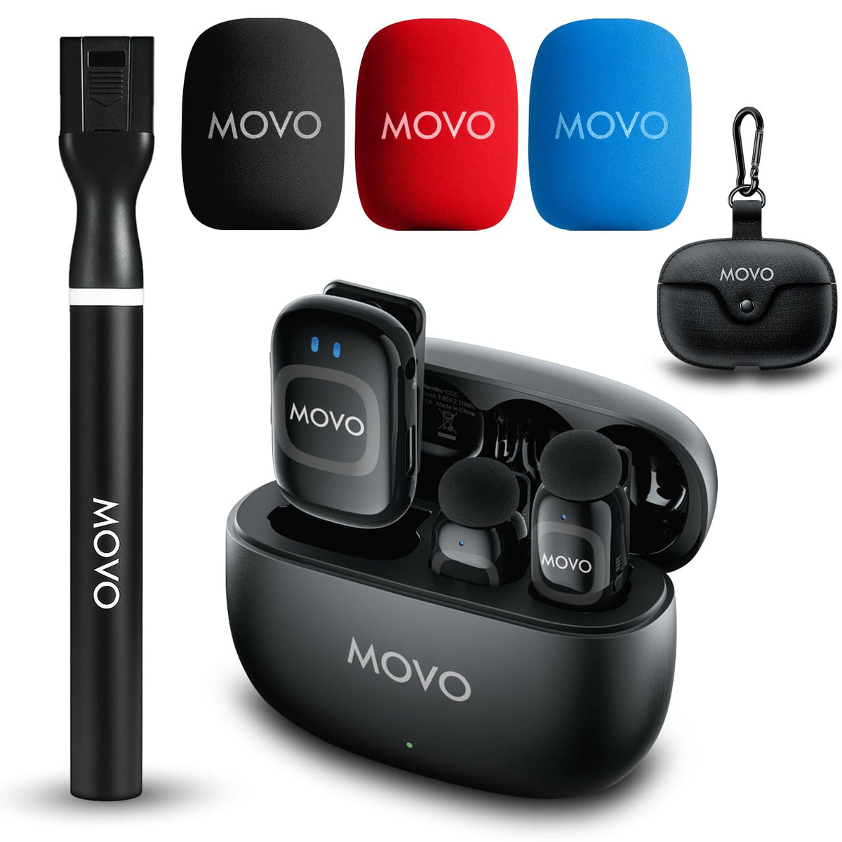NanoMic+WMX-HM2 | Wireless Mic Series with Handle | Movo