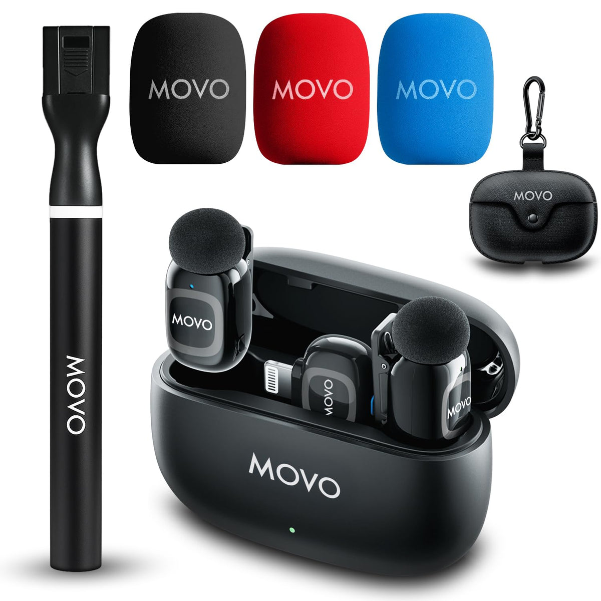 NanoMic+WMX-HM2 | Wireless Mic Series with Handle | Movo
