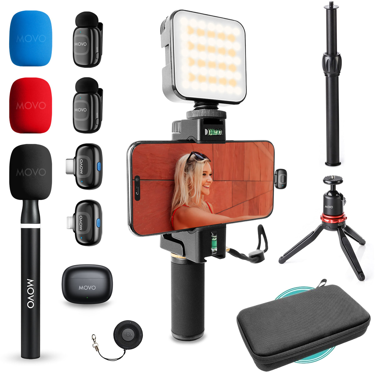 iVlogger-PRO-Wireless | Smartphone Video Kit | Movo