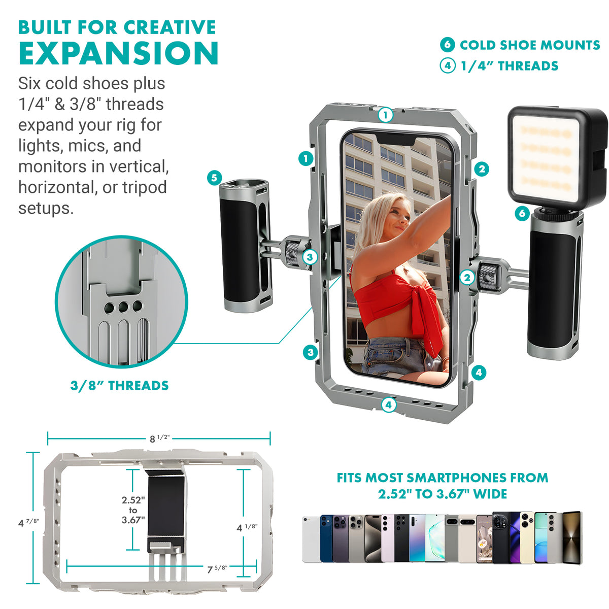 iFilmer-PRO-Wireless | Wireless Smartphone Film Kit | Movo