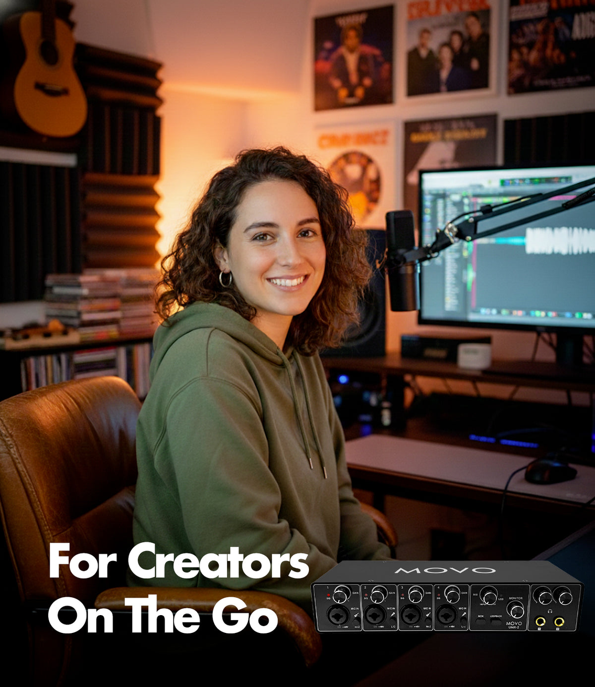 UMX-2 | 4-Channel USB/USB-C Audio Interface | Movo