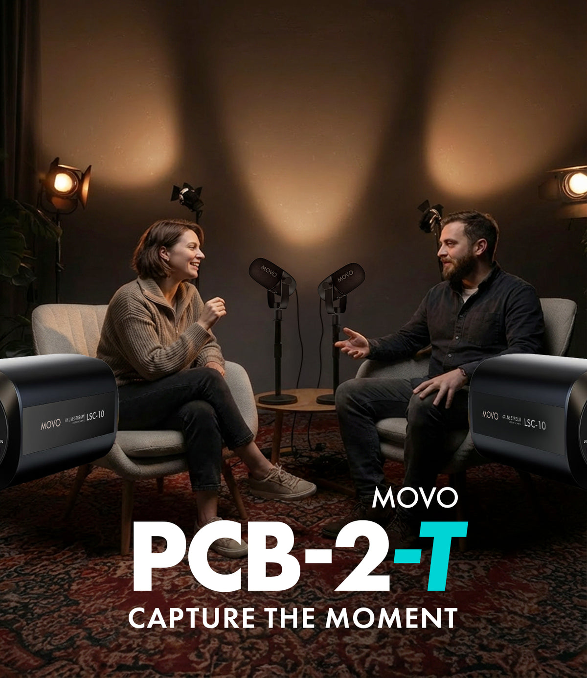 PCB-2 | Video Podcast Equipment Bundle | Movo
