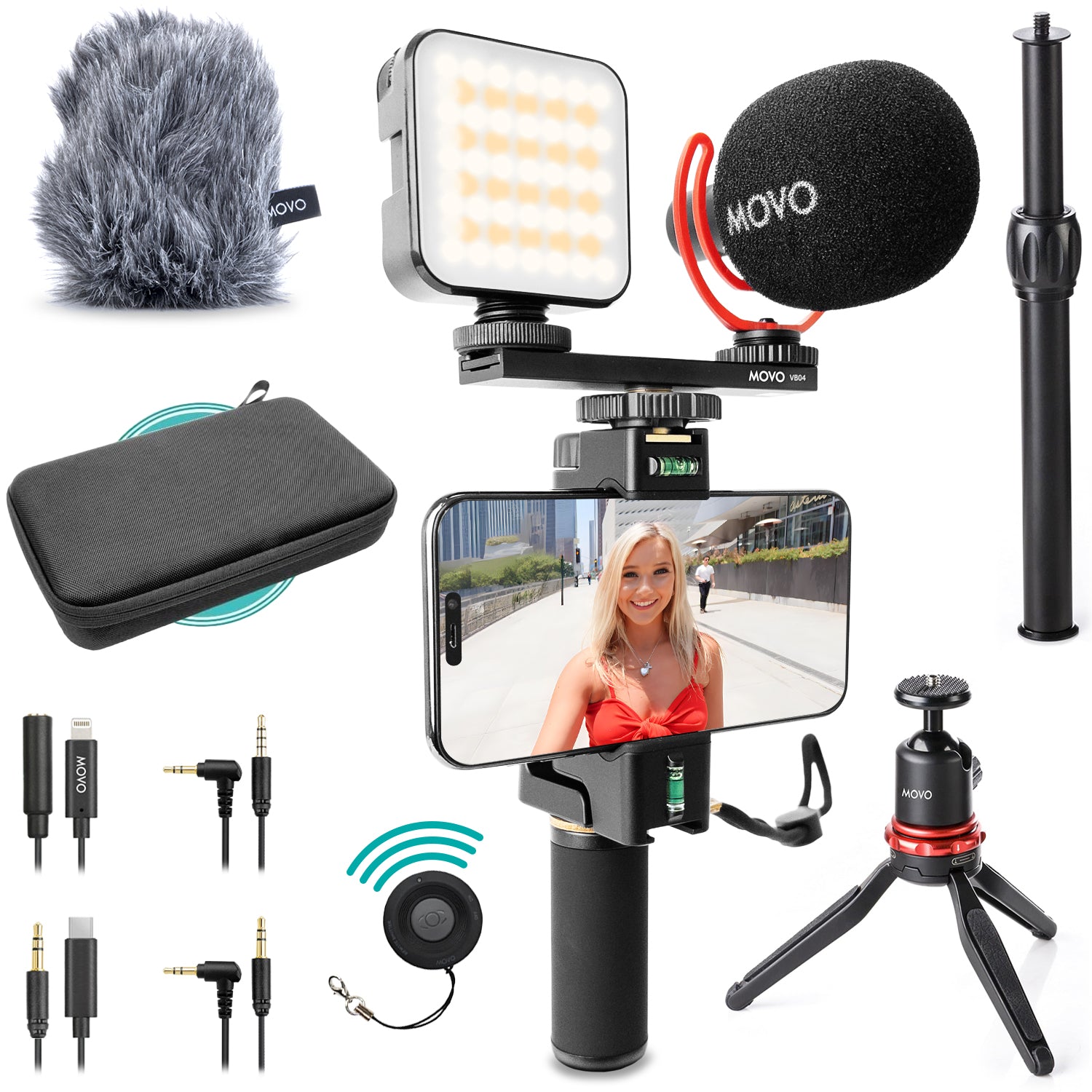 iVlogger-PRO | Kit de vlogging premium | Movo 