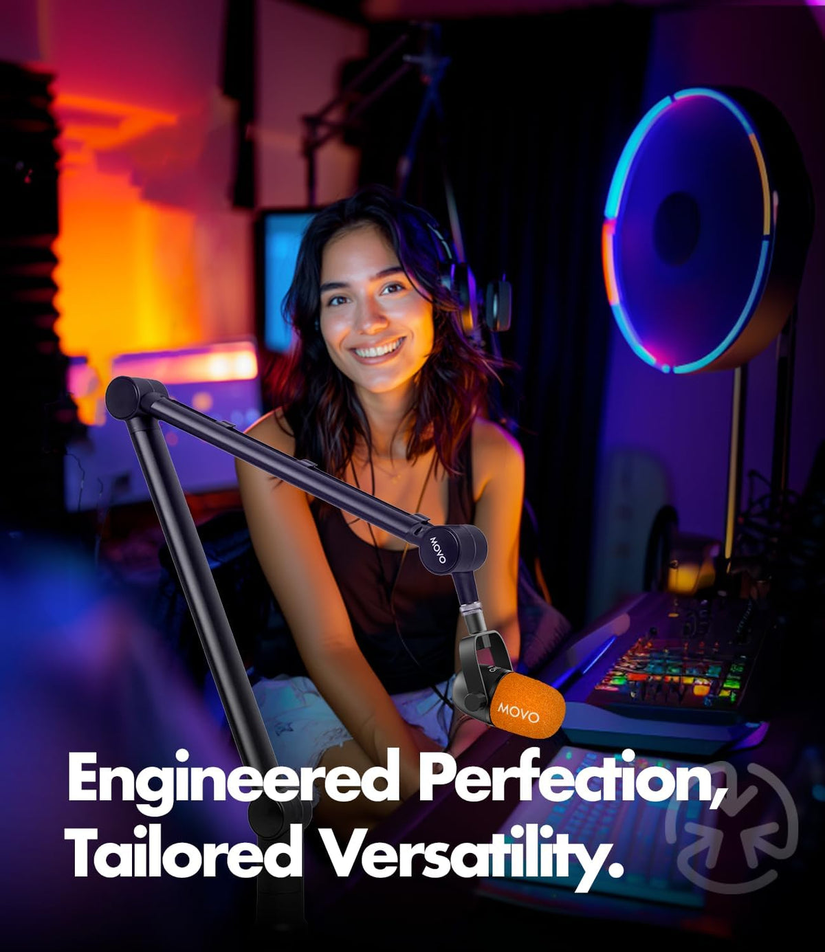 CastMic | Dynamic Microphone for Podcasting, YouTube, Streaming | Movo