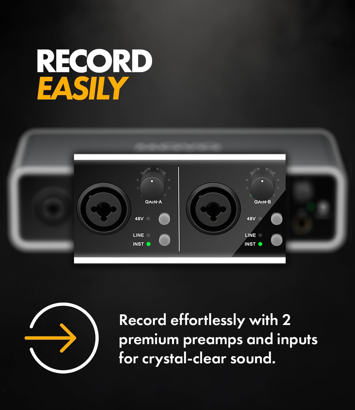 PHANTOM | Dual-Channel USB Audio Interface | Movo