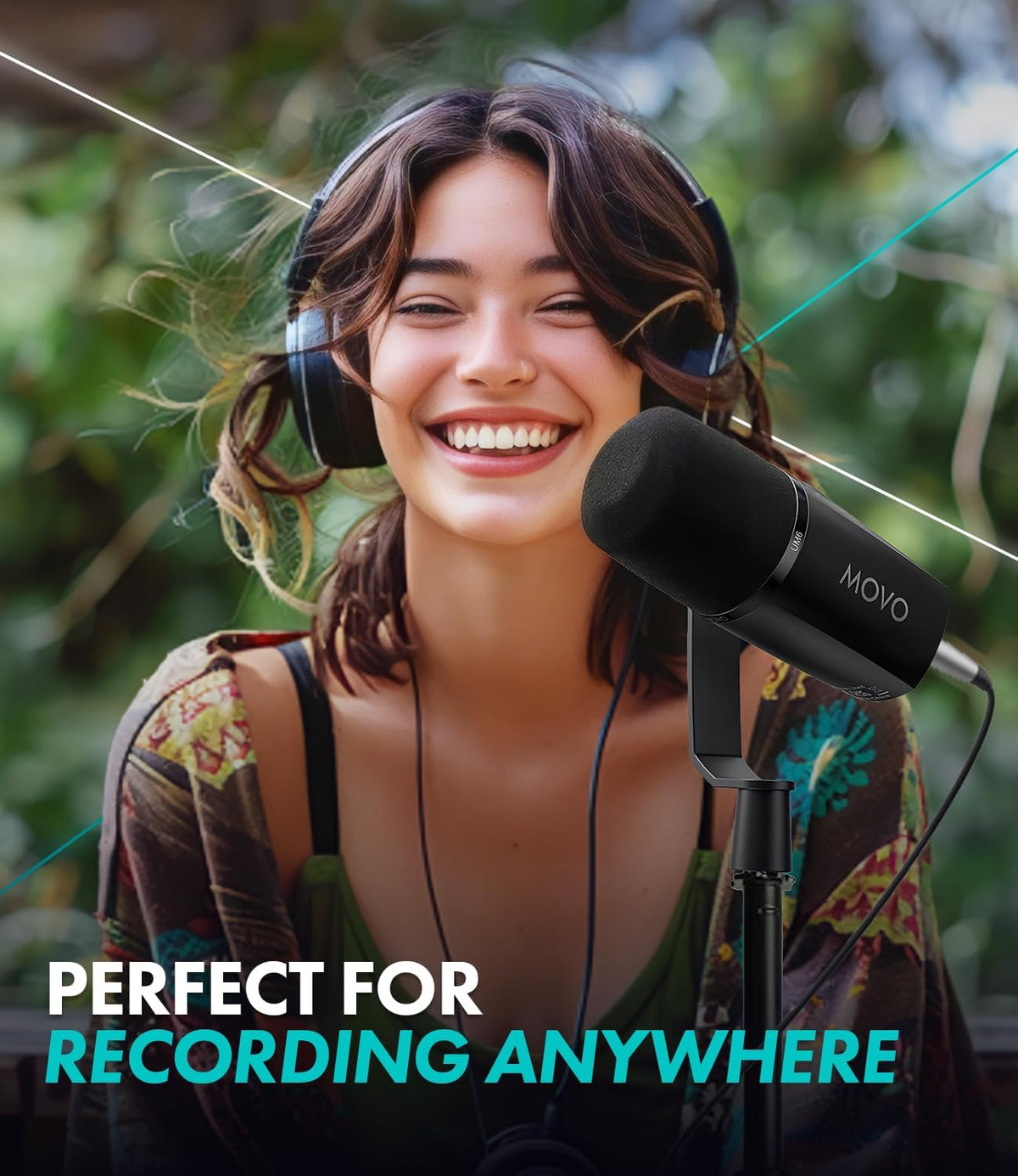 UM6 | Dynamic XLR &amp; USB-C Microphone | Movo