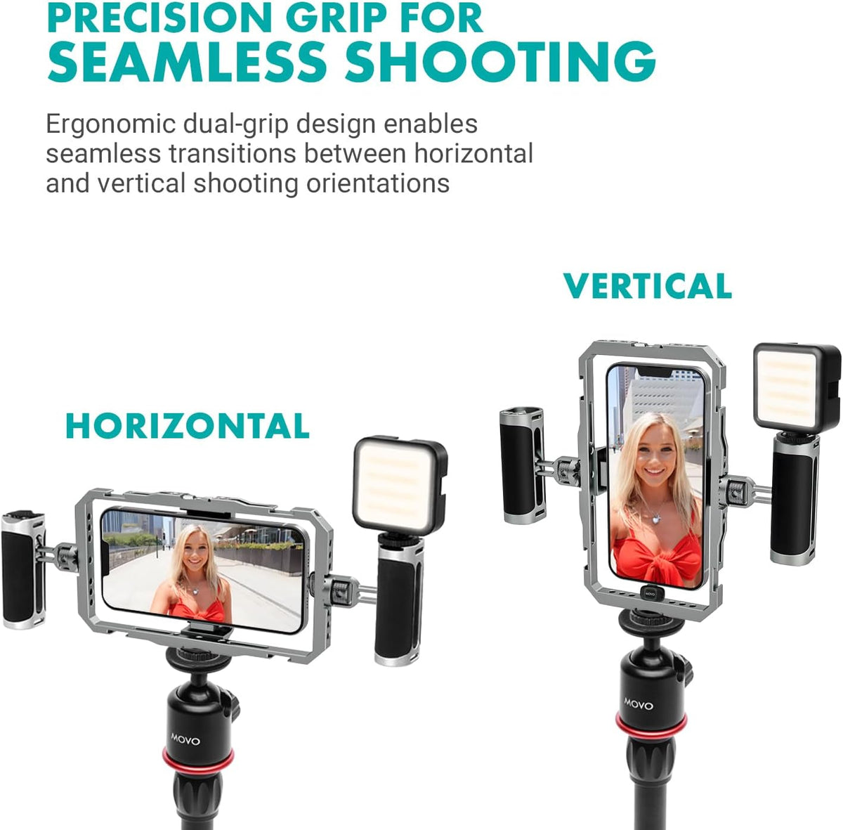 iFilmer-PRO-Wireless+MV-T5 | Full Wireless Smartphone Film Kit | Movo