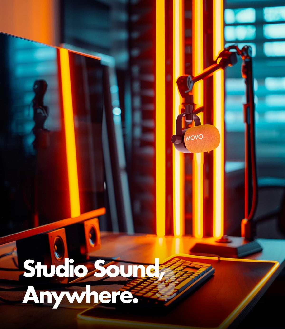 CastMic | Dynamic Microphone for Podcasting, YouTube, Streaming | Movo