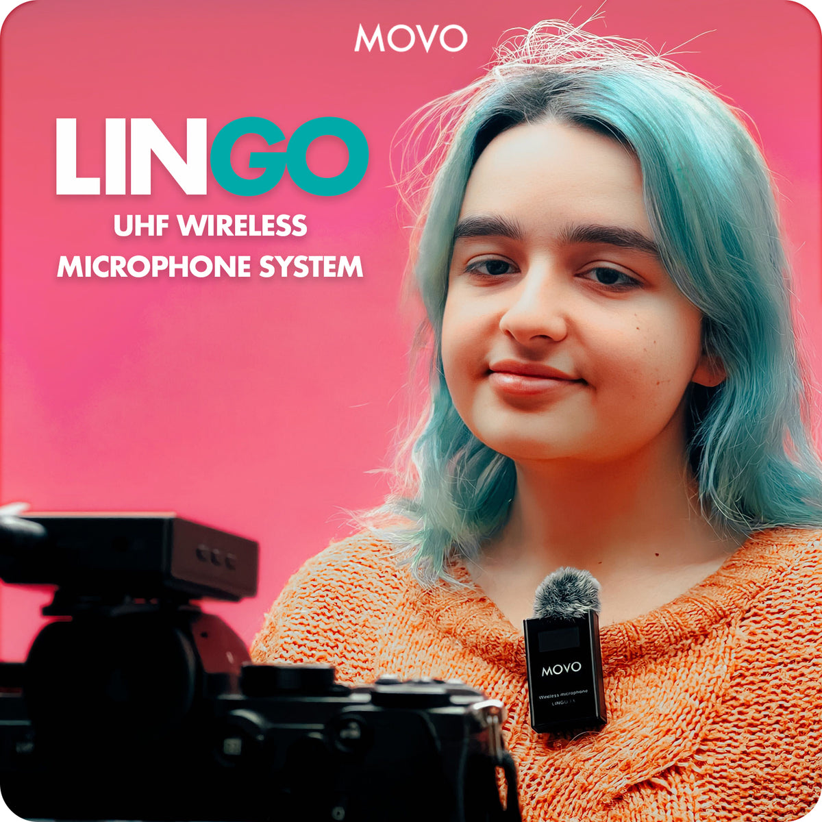 LINGO | Micrófono de solapa inalámbrico | Movo 