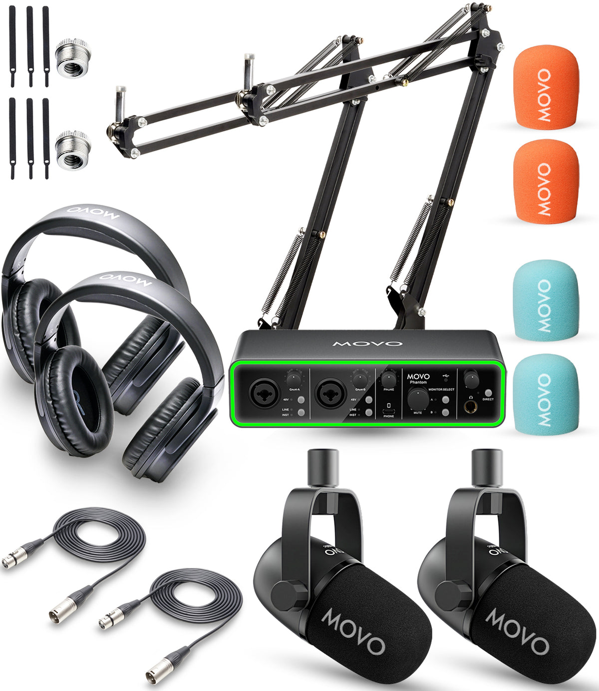 PodPak2 | Complete Podcasting Kit | Movo