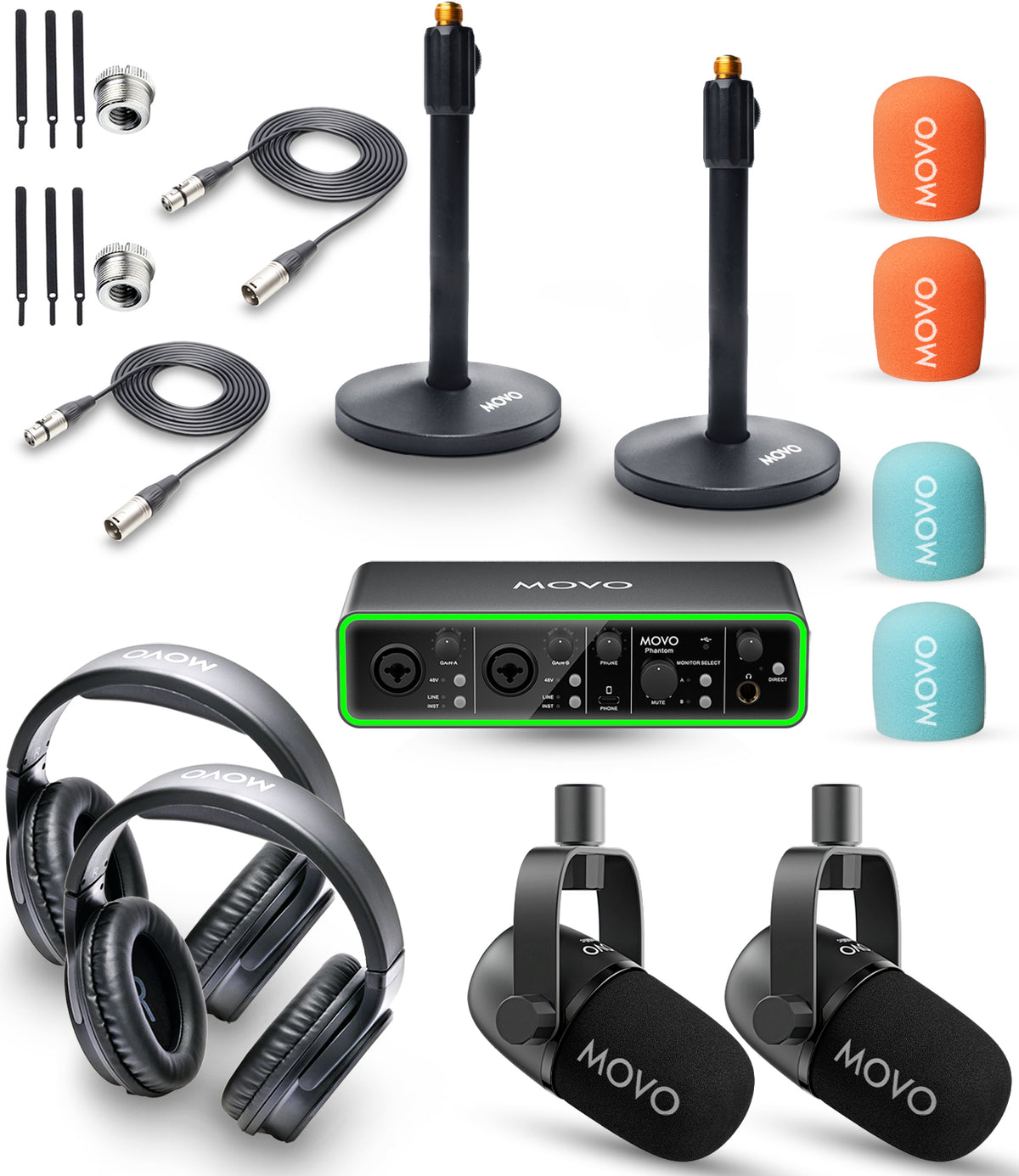 PodPak2 | Complete Podcasting Kit | Movo