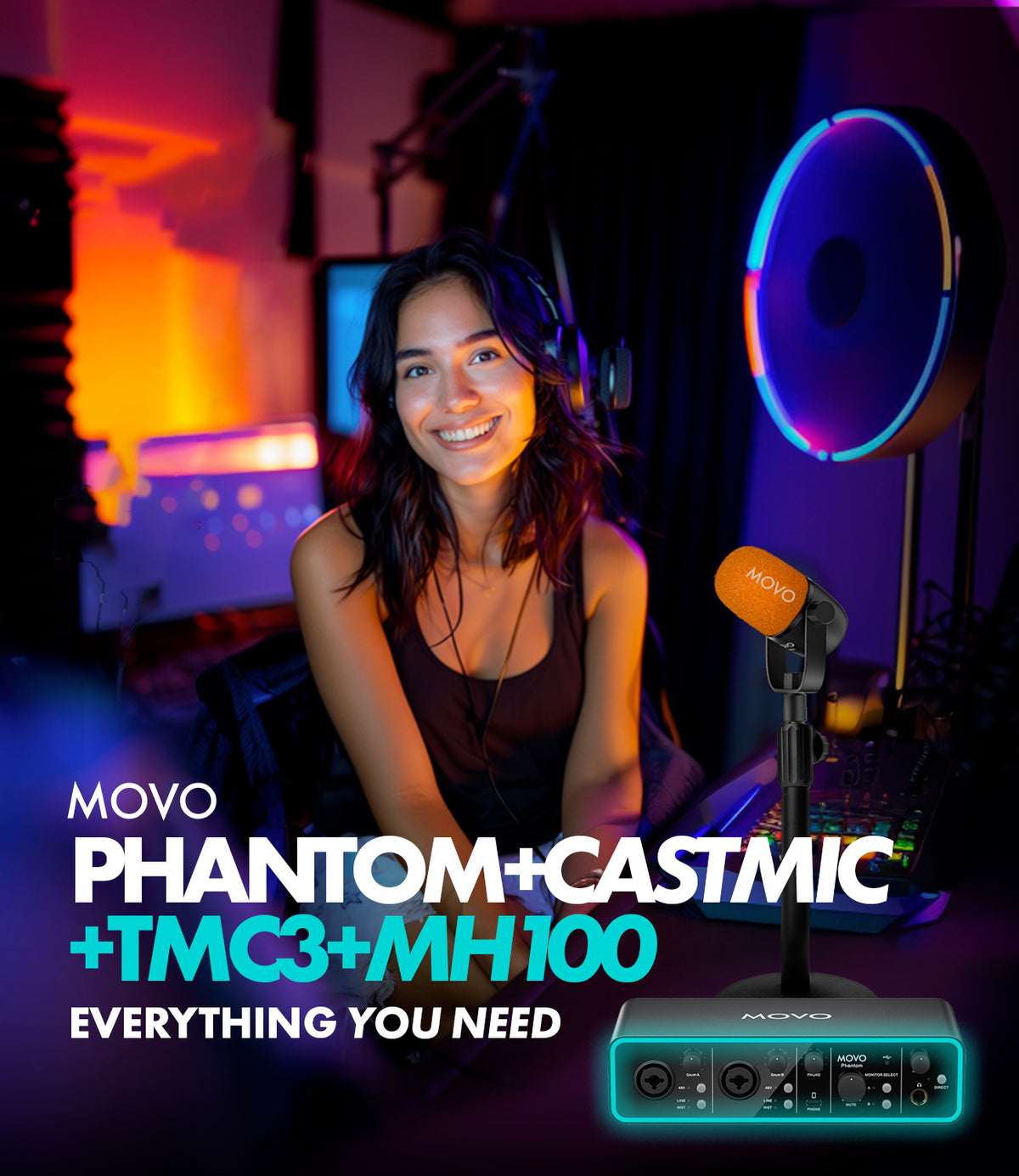 PodPak2 | Complete Podcasting Kit | Movo