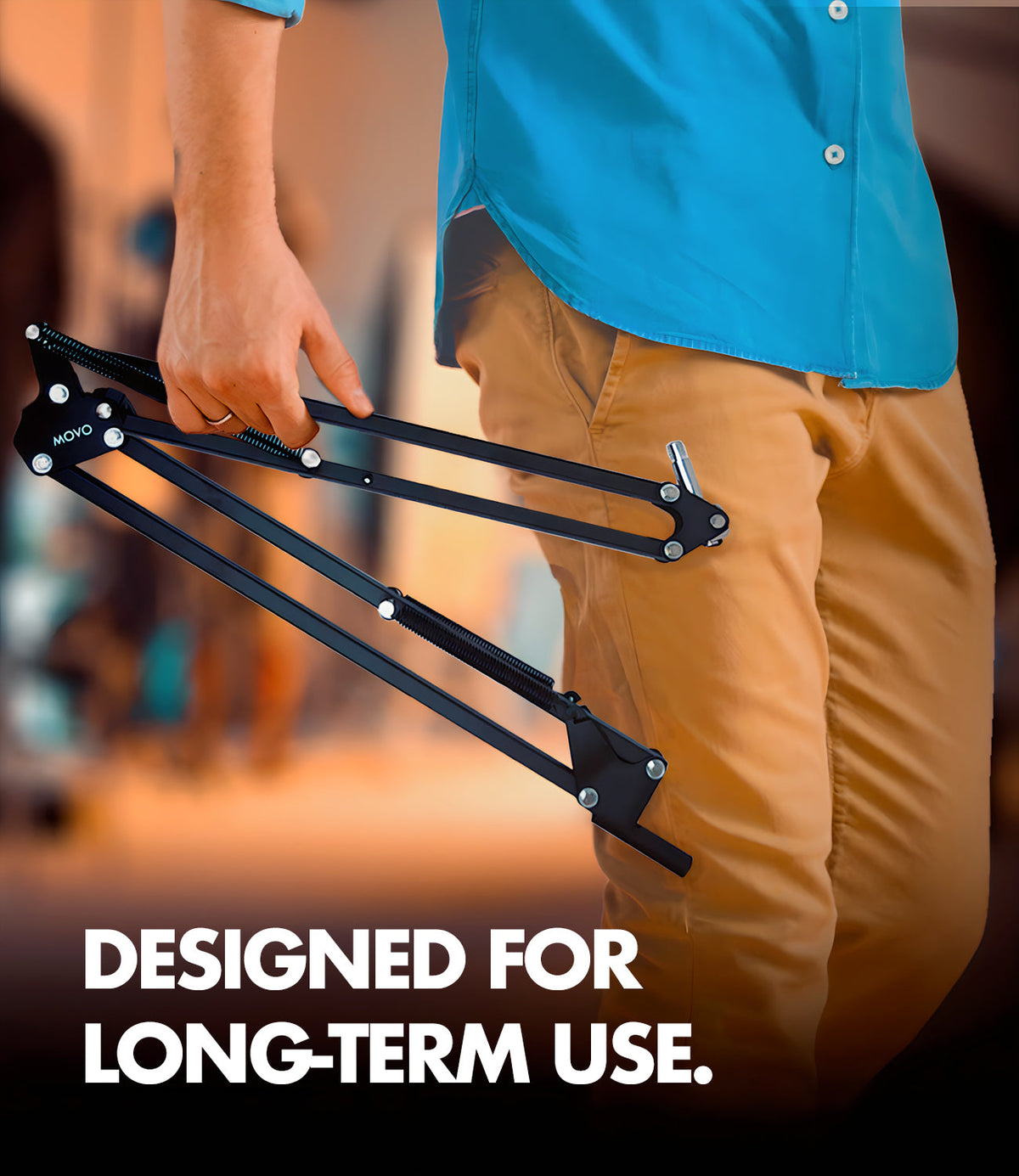 CastMic+ASM5 | XLR Podcasting Bundle with Boom Arm | Movo