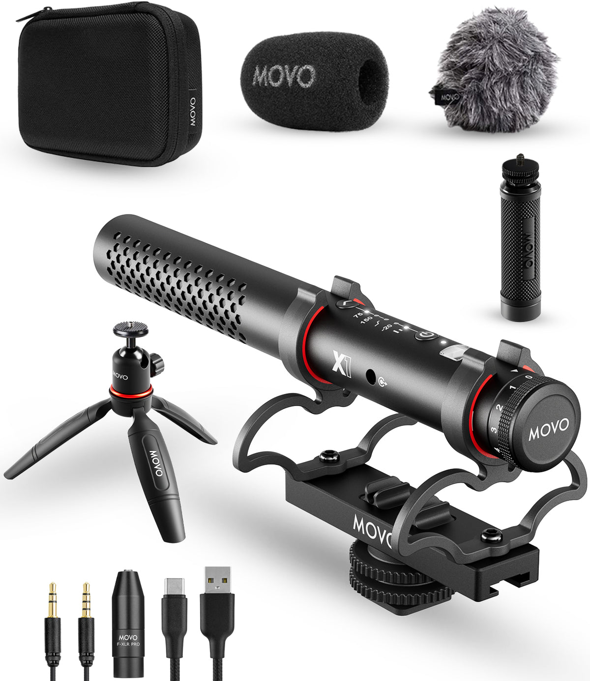 X1 | Supercardoid Video Microphone | Movo