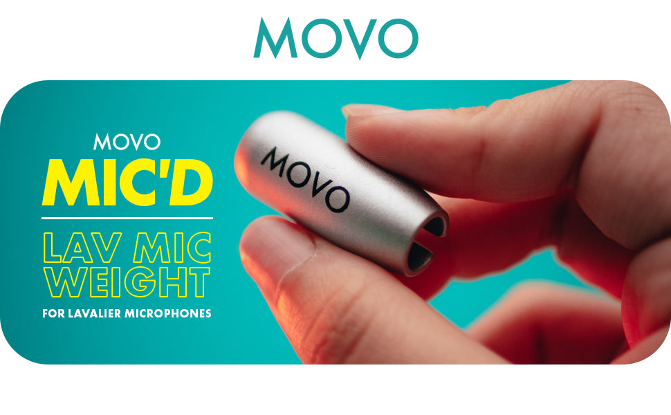 MIC&#39;D | Weight for Lavalier Microphone | Movo