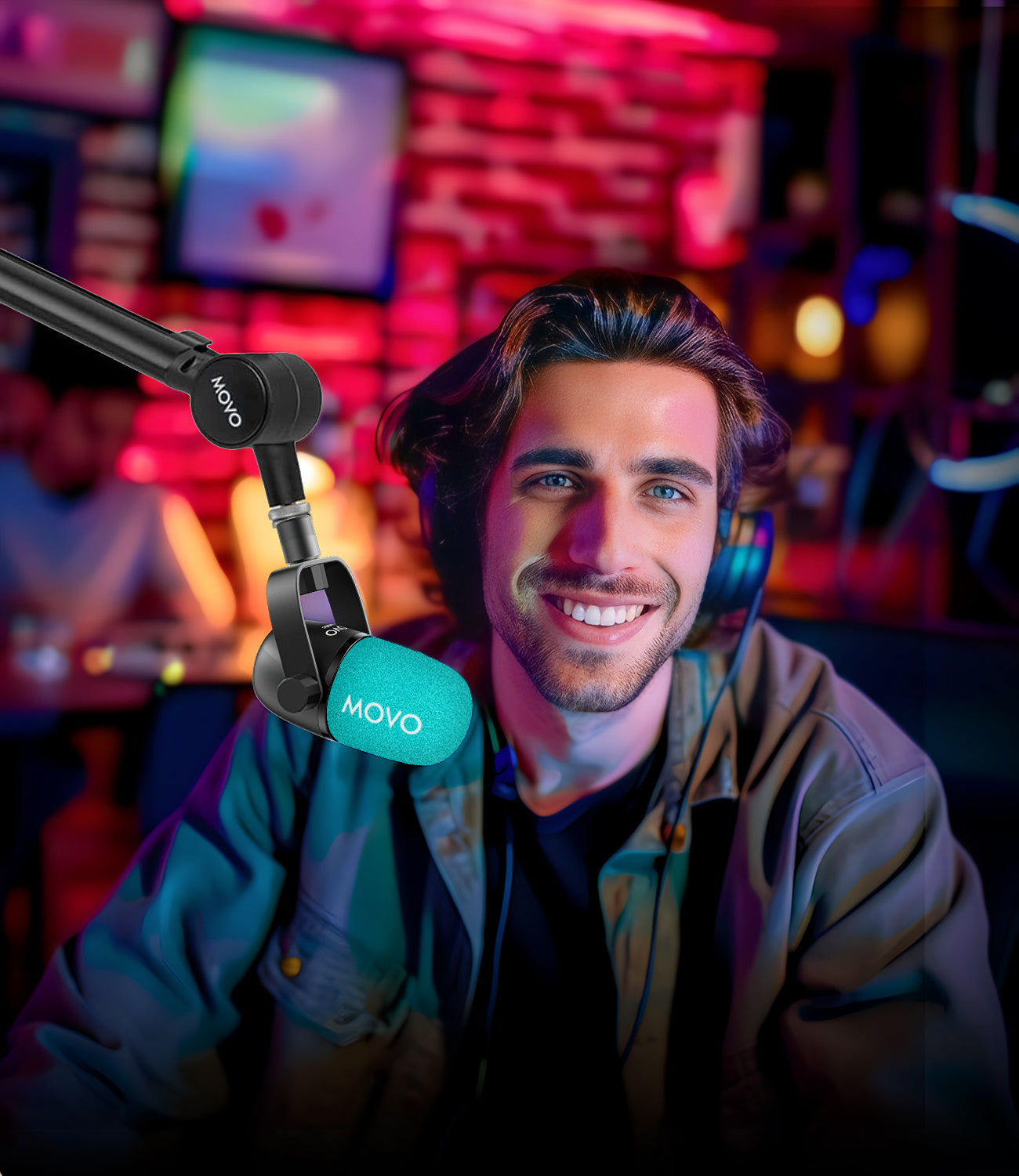 CastMic | Micrófono dinámico para podcasting, YouTube y streaming | Movo 