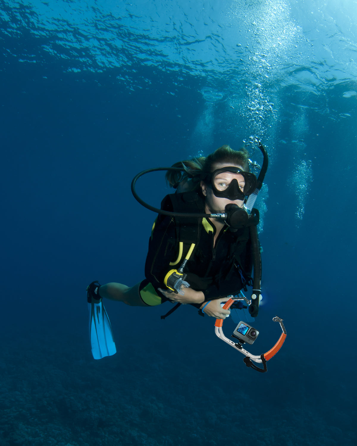 GB-U80T | Large Underwater Rig with TWO Ball Mounts | Movo