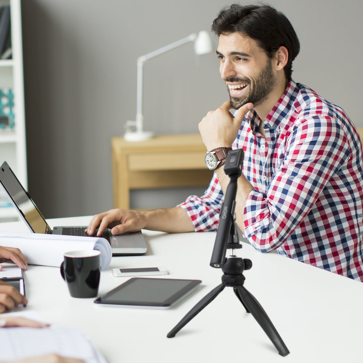 HMT-2 | Desk Tripod with Mic Holder for WMX_HM | Movo