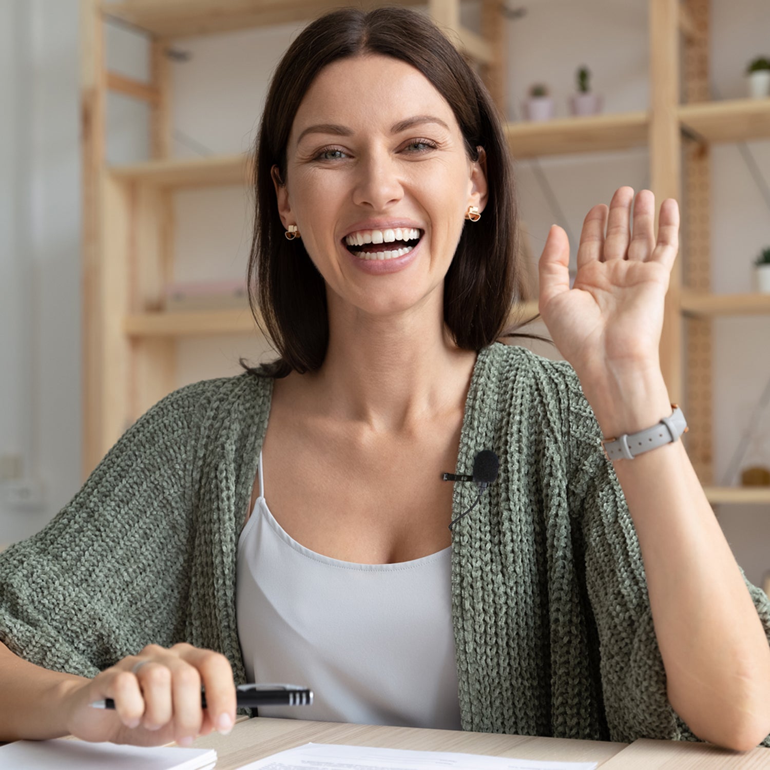 Movo LVM-XLR1 | Battery-Powered XLR Omnidirectional Lav Microphone - Movo