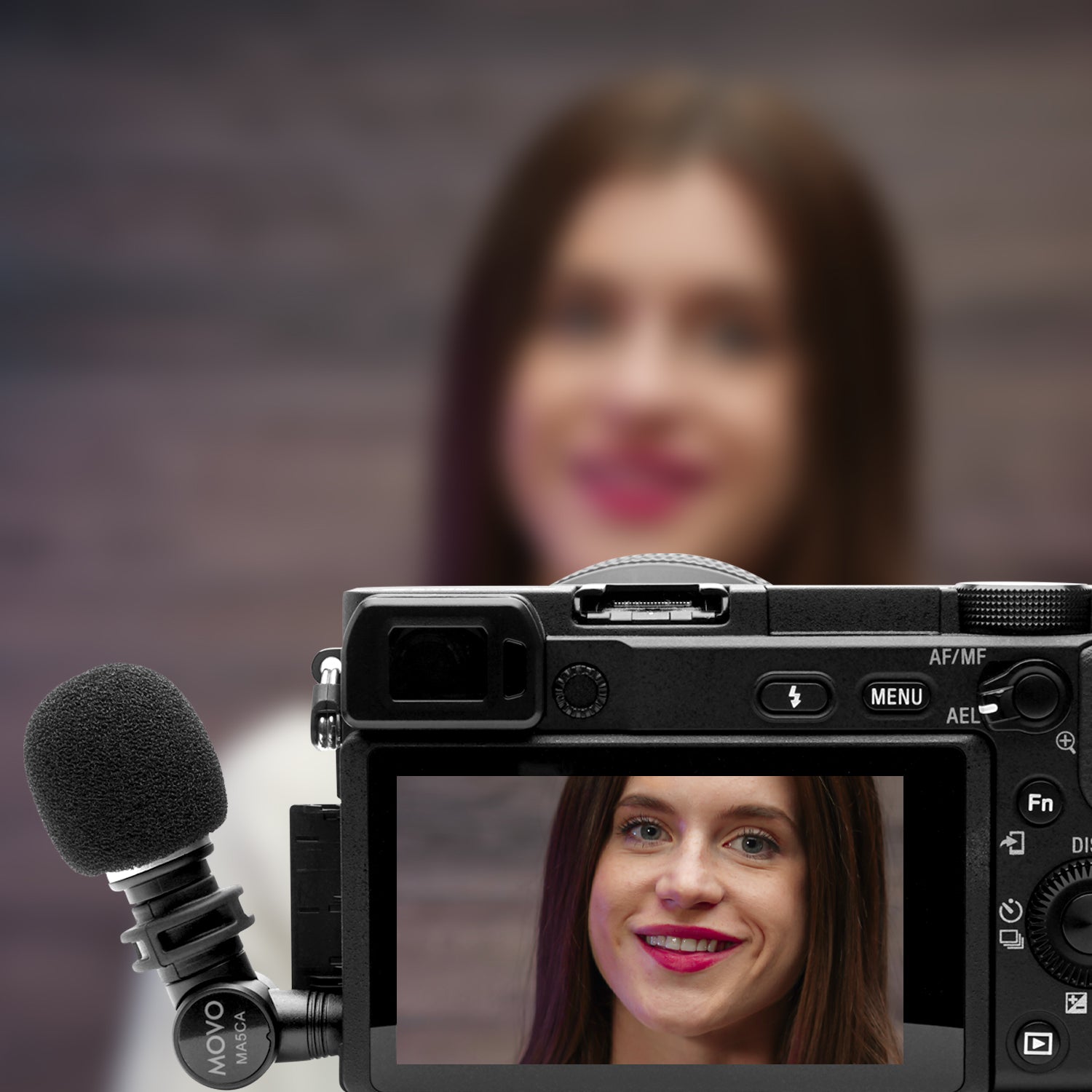 Movo MA5CA | Mini Shotgun Omnidirectional Mic for Cameras w/ 3.5mm TRS - Movo