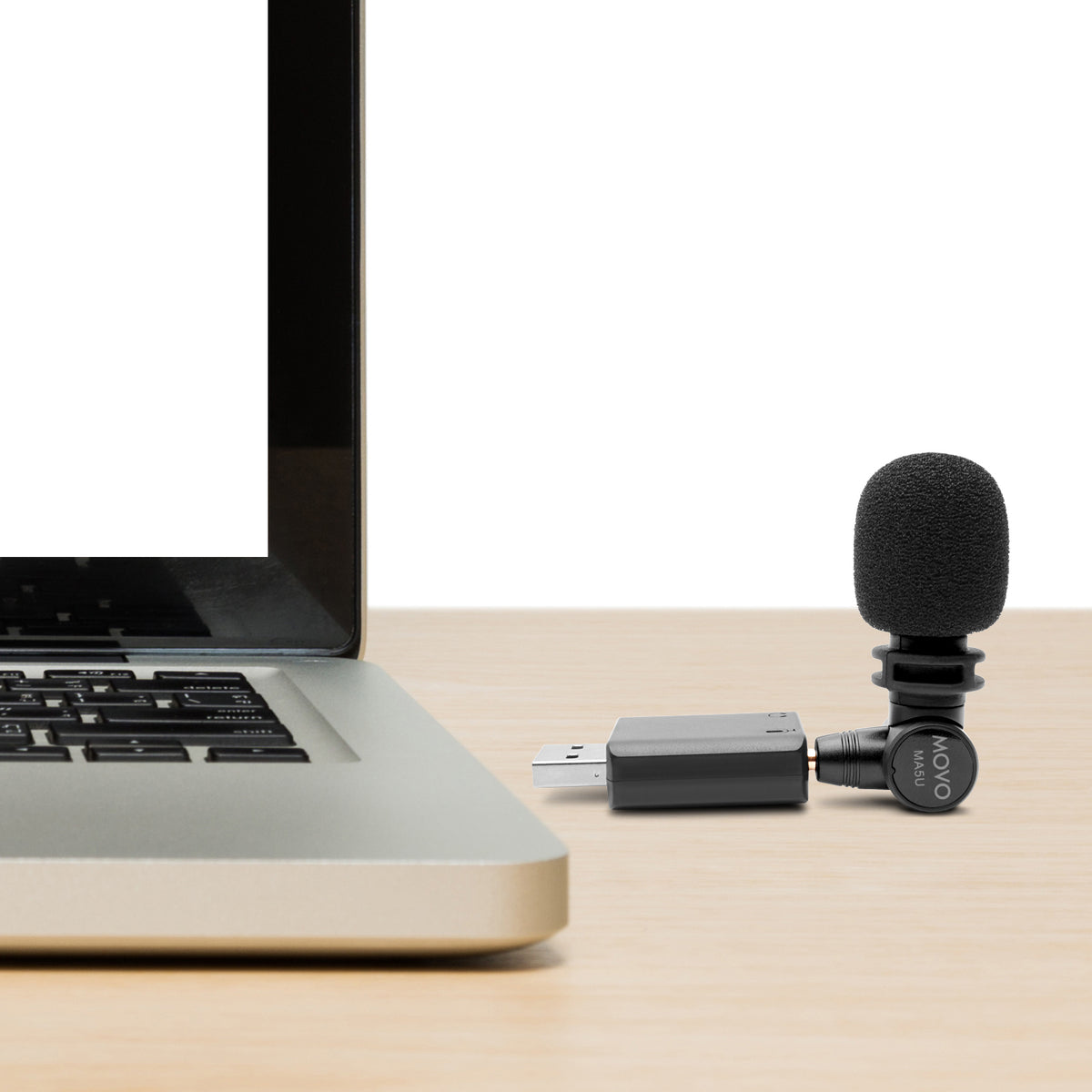 MA5U | Mini Omnidirectional Microphone for Laptop | Movo
