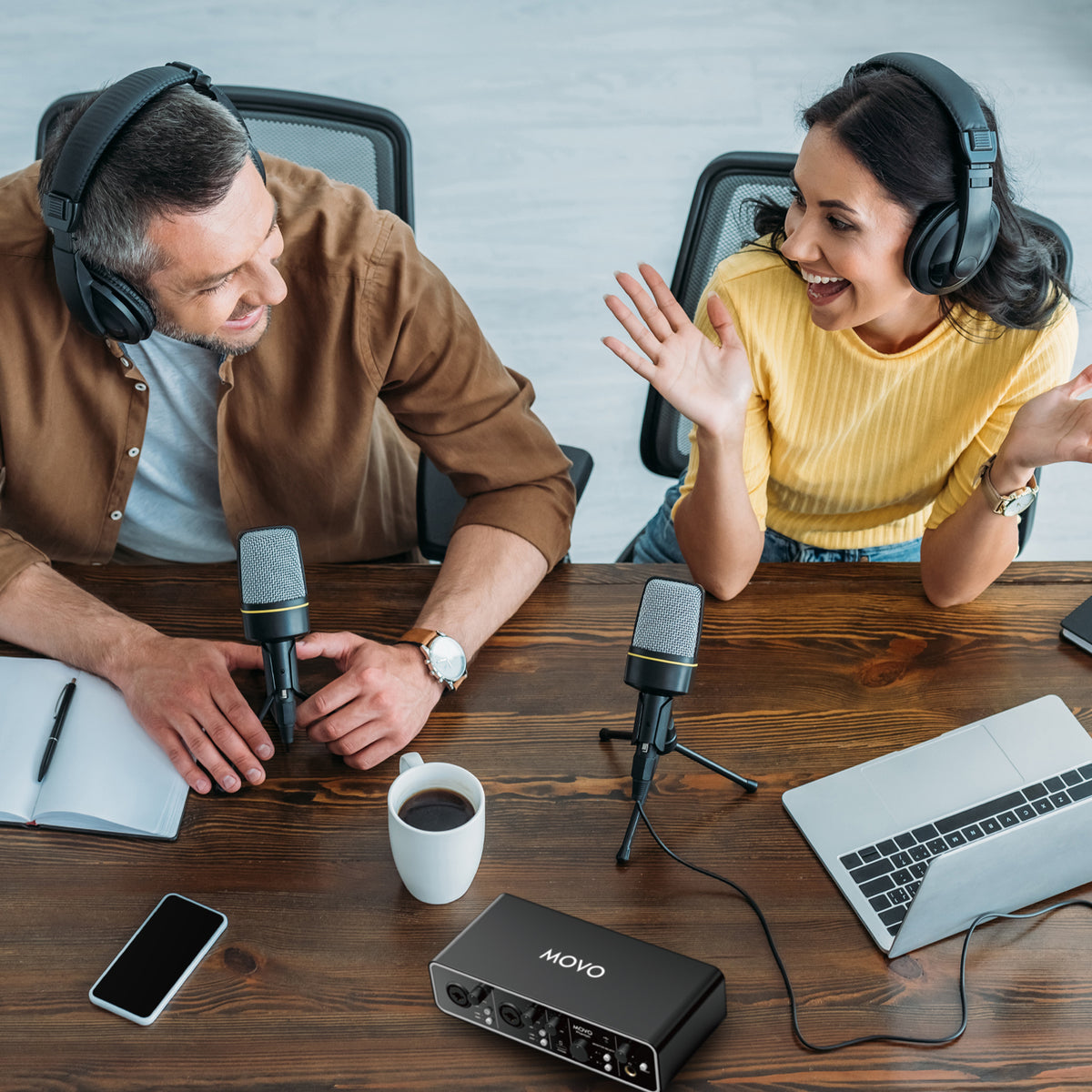 PHANTOM | Dual-Channel USB Audio Interface | Movo