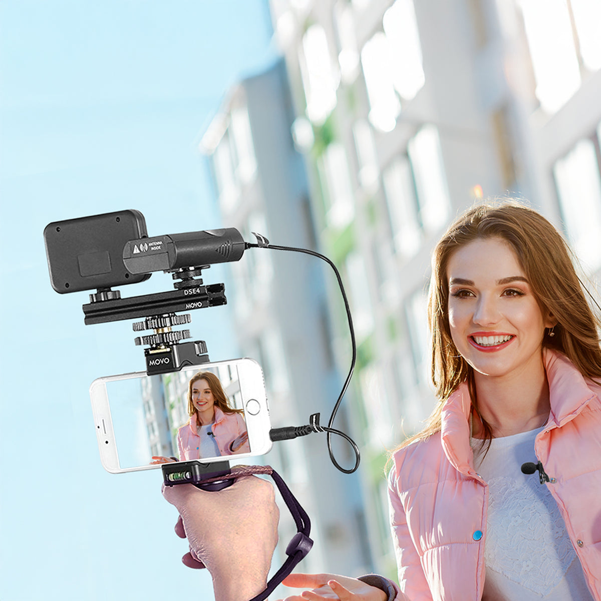 Phone Video Kit Phonevideo KIT8 | XL Smartphone Video Production Kit | Movo