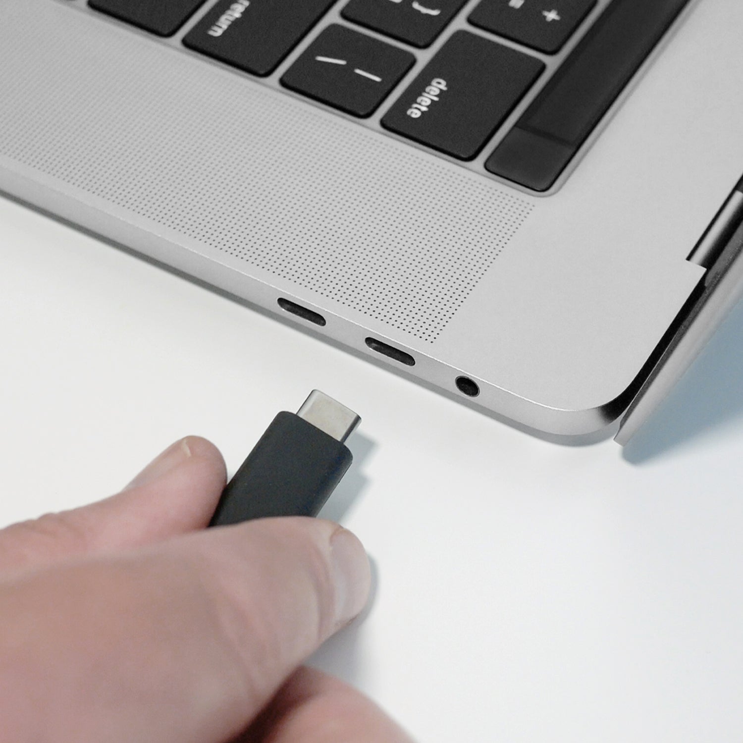 TRS Mic. to USB-C Stereo Audio Sound Card | USBC-AC2 | Movo - Movo