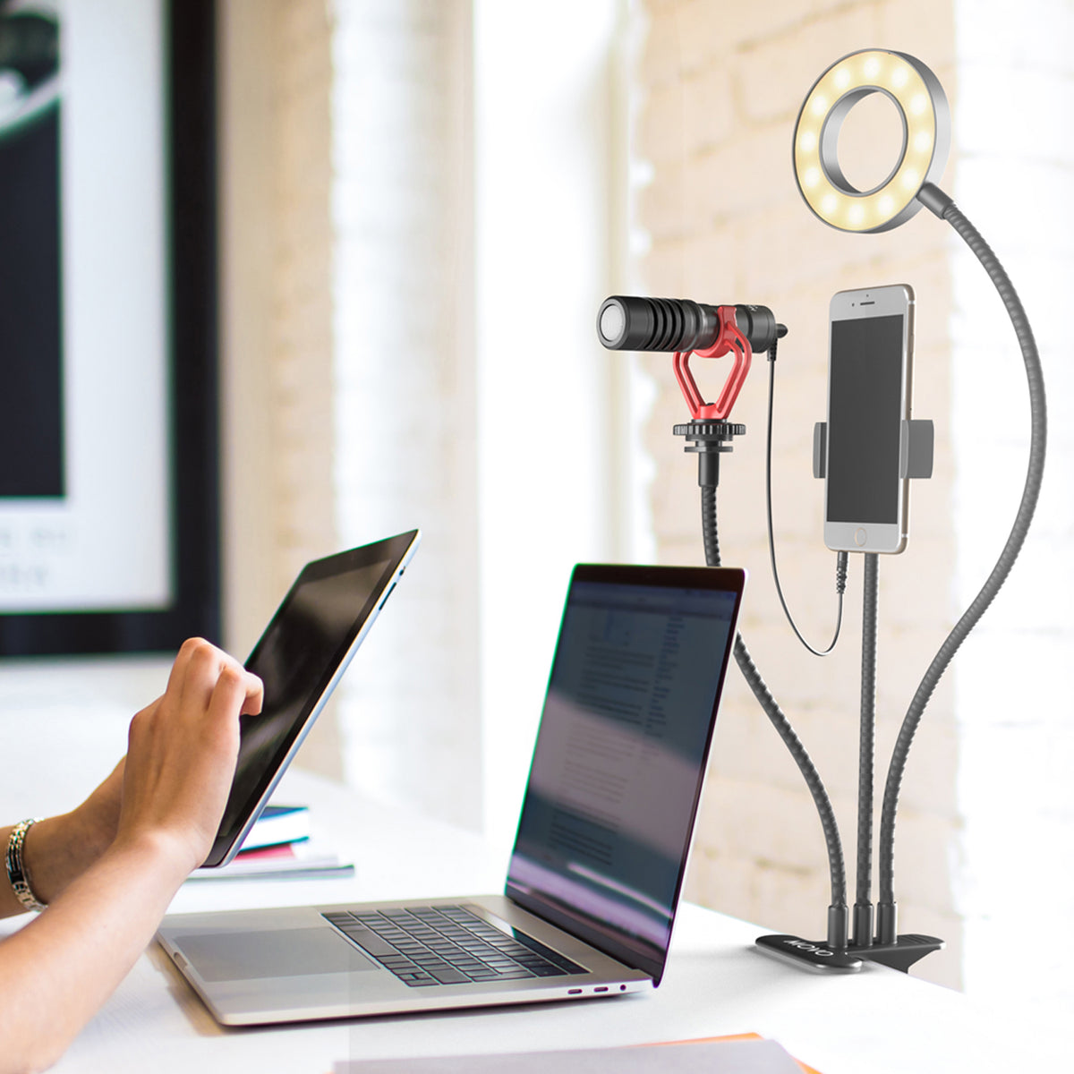 VGC-3 | Selfie Ring Light Kit | Movo