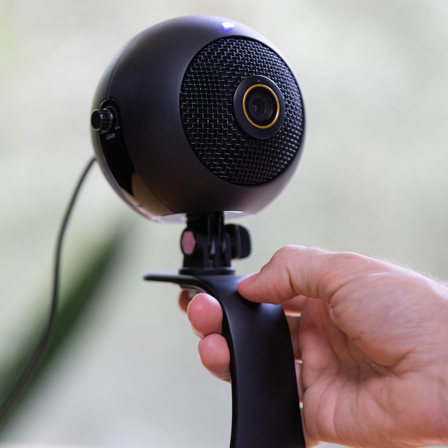 Web Microphone WebMic-HD | Webcam and Condenser Microphone with Desktop Stand | Movo