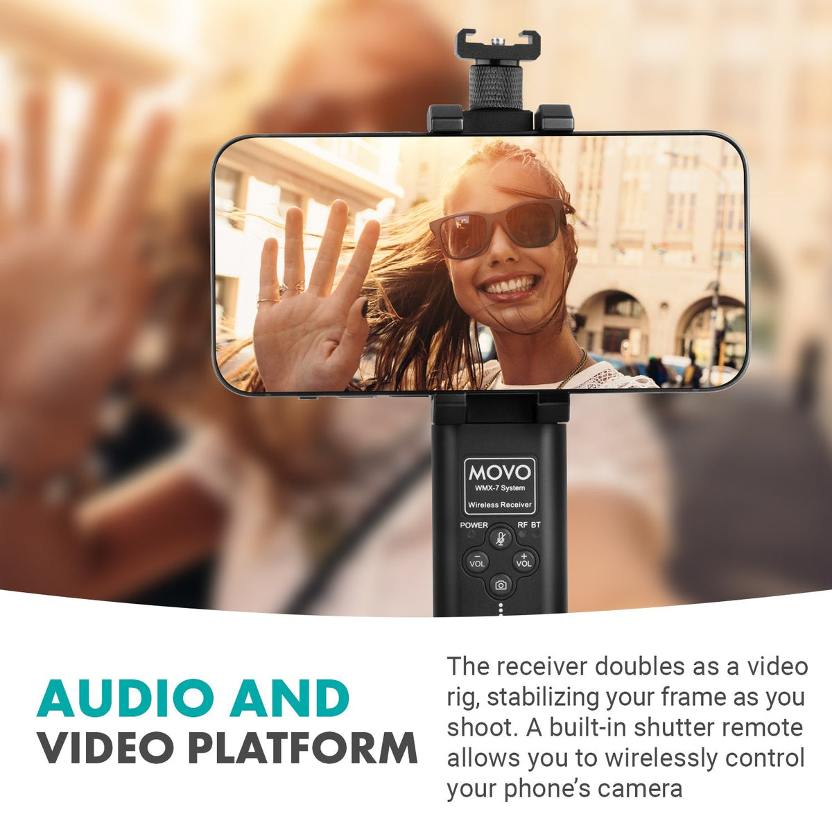 12-Channel Wireless VHF Lav Mic Smartphone System - Movo