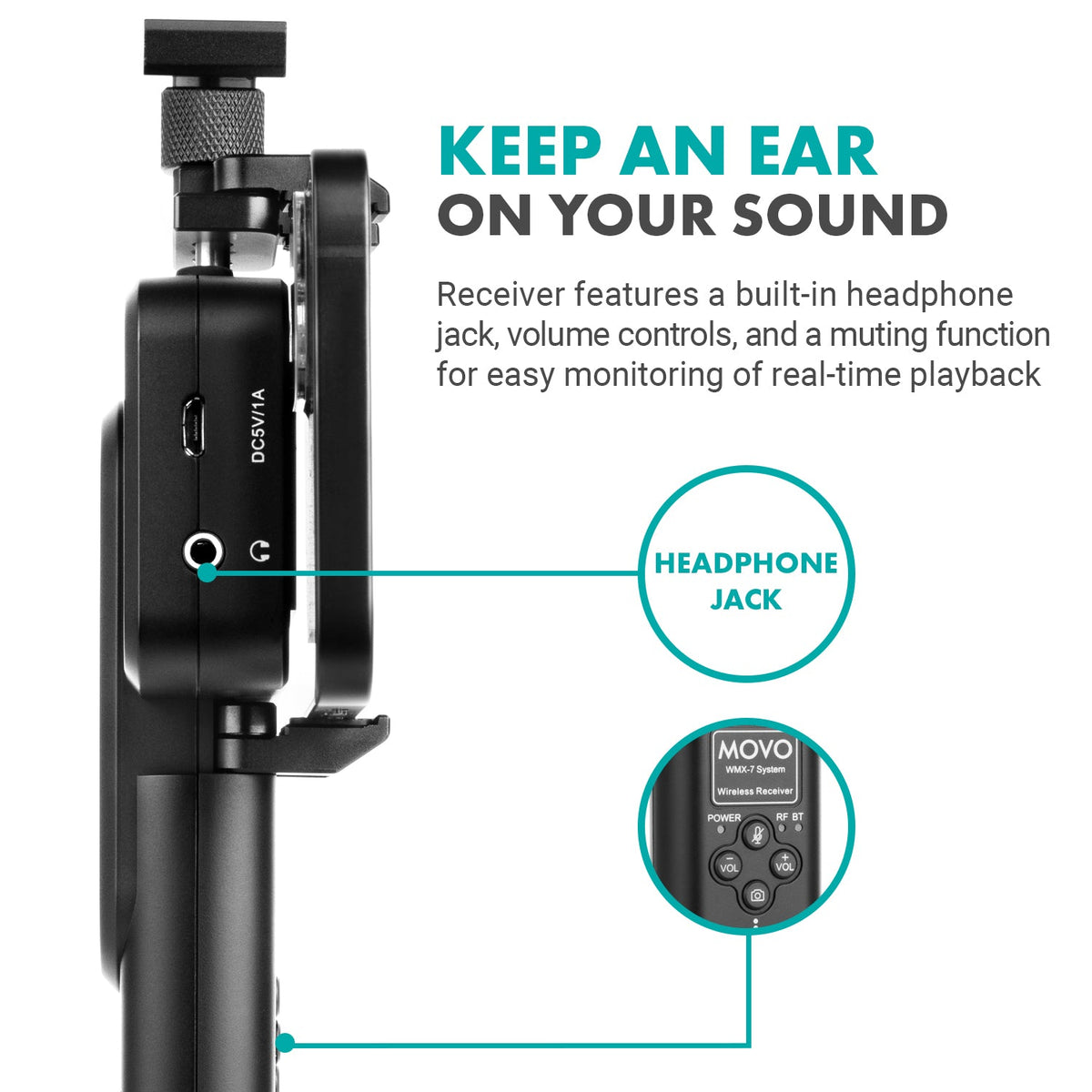 12-Channel Wireless VHF Lav Mic Smartphone System - Movo