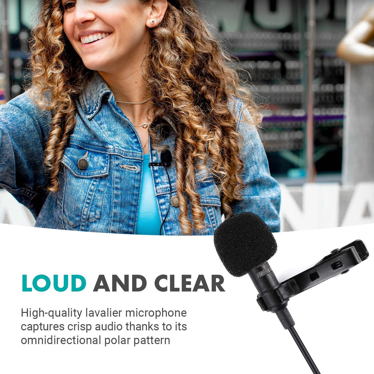 12-Channel Wireless VHF Lav Mic Smartphone System - Movo