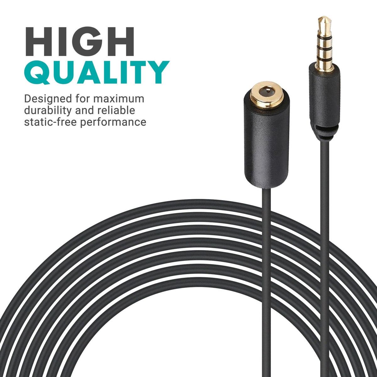 20-ft TRRS Male to Female Extension Cable | PM10EC6 | Movo - Movo