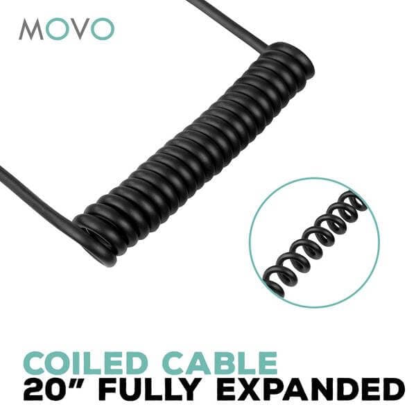 3.5mm (M) Stereo TRS Output Cable | MC1/MC6 | Movo - Movo