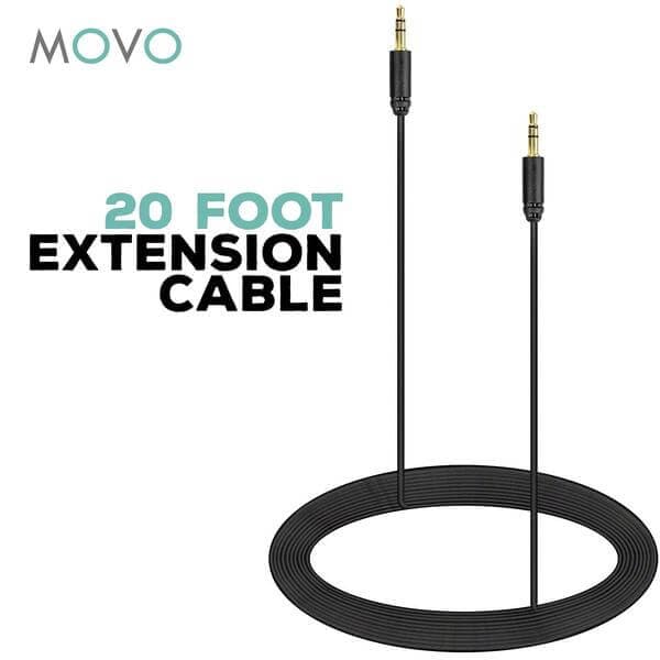 3.5mm (M) Stereo TRS Output Cable | MC1/MC6 | Movo - Movo