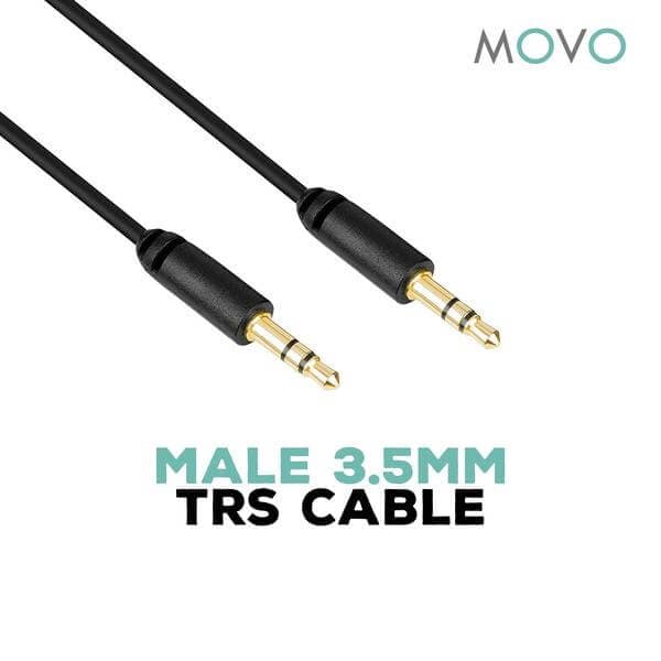 3.5mm (M) Stereo TRS Output Cable | MC1/MC6 | Movo - Movo