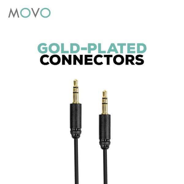 3.5mm (M) Stereo TRS Output Cable | MC1/MC6 | Movo - Movo