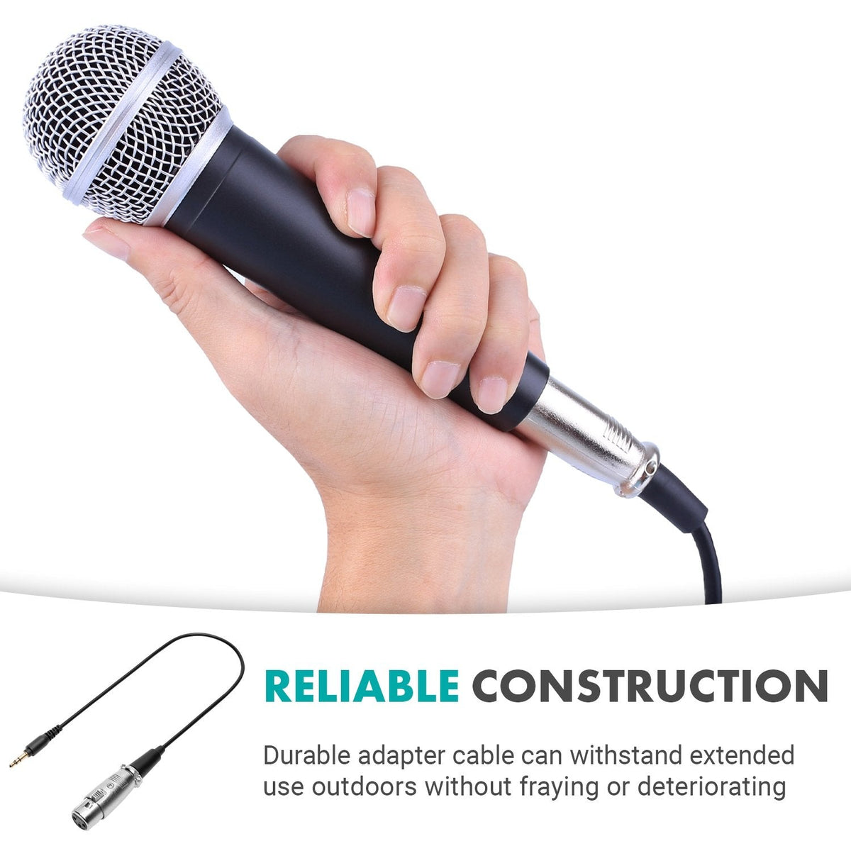 3.5mm TRS Male to XLR Female Audio Output Cable | TCB6 | Movo - Movo